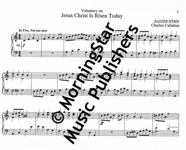 Notenbeispiel Easter Music